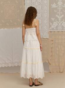SHEIN MOD Conjunto de dos piezas para mujer para uso diario - Blanco - Ver 2