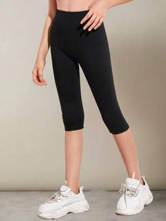 سراويل لانجري ضيقة بلون أحادي لفتيات البلوغ قابلة للتناسب مع كل الملابس