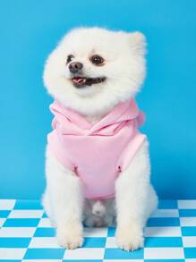 PETSIN 1 件套猫狗无袖连帽衫，可爱粉色小猪卡通 3D 角色扮演服装宠物运动衫 - 彩色 - 查看 5