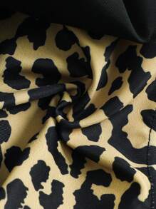 女童豹纹蝴蝶结装饰泳衣度假套装儿童泳衣女童两件套泳衣女童比基尼套装女童泳衣两件套儿童两件套泳衣女童服装泳衣套装 - 彩色 - 查看 5