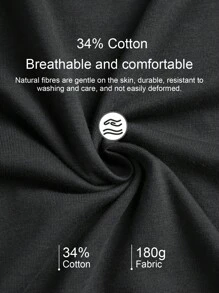 Tseoso 字母和手印图案圆领短袖短款修身女式 T 恤 - 黑色 - 查看 4