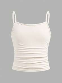 SHEIN Girlism 3 Pieces Tween Girl Fitted Casual Sports Camisole Basic Cami Top - Multicolor - View 3