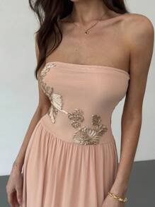 Aloruh Robe tube maxi minimaliste pour femmes pour un usage quotidien