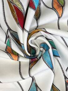 SHEIN Clasi 2-teiliges Set für Damen mit gestreiftem bedrucktem ärmellosen Top und einfarbigen Shorts, Sommeroutfit für den Urlaub, Damen 2-teiliges Set