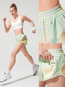 GLOWMODE 2.5" Stay Cool Quick-Dry Lightweight Zipper Pockets Reflective Strips Low Waist Active Running Shorts With Built-In Deodorant Underwear Jogging Training Gym Workout Wear - Multicolor - View 8