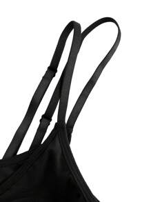 Ocili Leisure Women's Comfortable Soft Smooth Nylon Bra - Black - View 10