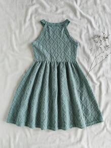 Vintaside Kids Girls Summer Style Fashionable And Stylish High-End Cami Dress, Suitable For Beach Vacation, Parties, And Gatherings