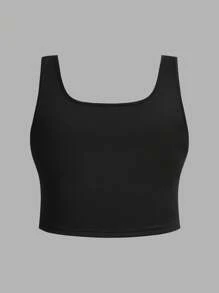 SHEIN EZwear 大码女式樱桃图案休闲背心，多件装，适合夏季穿着 - 彩色 - 查看 5