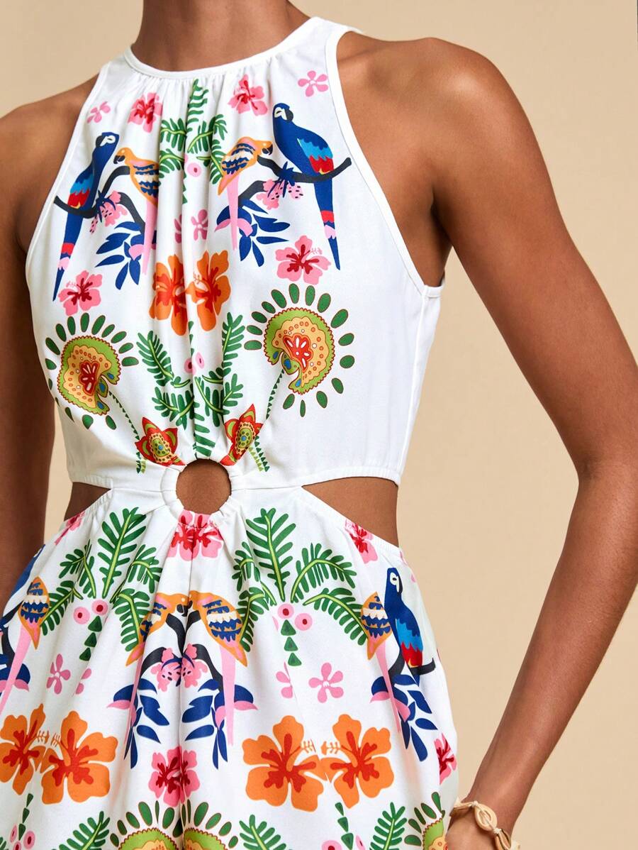 Travachic Bộ đồ liền thân hở vai in họa tiết dệt cho nữ, Kỳ nghỉ hè, Phong cách nghỉ dưỡng, Đồ họa in dệt, Trang phục nghỉ dưỡng mùa hè thường ngày cho nữ, Trang phục nghỉ dưỡng bãi biển Bohemia, Phong cách Boho Chic, Trang phục lễ hội ngày lễ, Trang phục bãi biển cho nữ, Trang phục mùa hè cho nữ, Trang phục tốt nghiệp, Trang phục sinh nhật cho nữ, Đồ dùng cần thiết cho bãi biển, Trang phục sân bay cho nữ, Phụ nữ ngày 4 tháng 7 - Nhiều màu - Xem 1