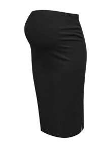 Modmama Falda de maternidad ajustable, versátil y casual