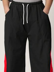 SUMWON 运动性能运动裤，侧边拼接设计，适合训练穿着的运动休闲裤