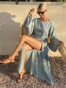 DAZY 女士两件套日常穿着度假装 - 綠色 - 查看 2