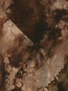 MUSERA 印花网纱吊带露背长裙，春夏伊比沙岛度假可爱浪漫节日海滩装扮，适合海滩婚礼宾客、夜间外出、秋季婚礼宾客、优雅约会之夜等场合。 - 彩色 - 查看 6