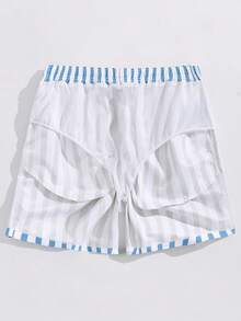 Manfinity KASUA Đồ bơi Nam Dây kéo Túi Sọc Kỳ nghỉ - Màu xanh lam - Xem 9
