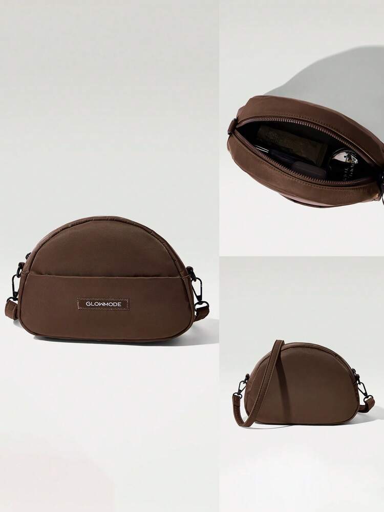 Bolso de mano/bandolera impermeable y ligero de 2L con múltiples bolsillos con cremallera, llavero, correa ajustable para uso diario, casual, gimnasio, playa, festival, vacaciones