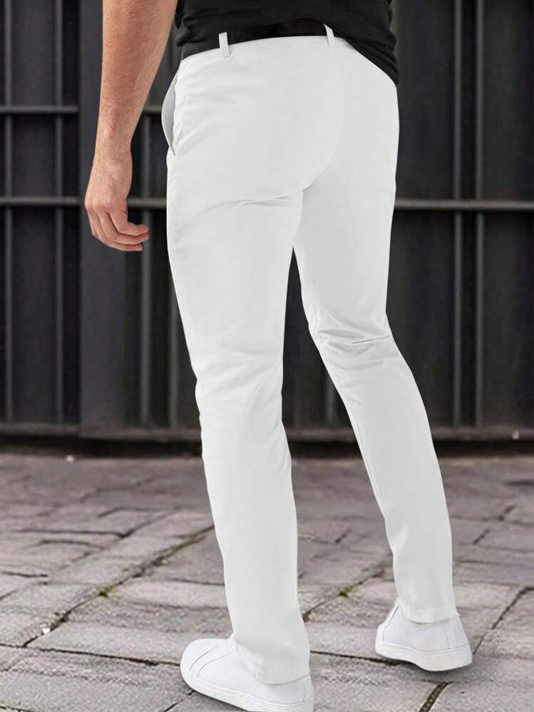 mens white dress pants slim fit product info and reviews Mens White Dress Pants Skinny Fit, 30 main image 0