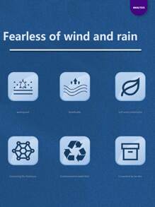 SHEIN The New 3pcs Disposable Rain Pants Cover The Feet, Are Portable, Explosion-Proof, Waterproof, And Suitable For Various Scenarios Such As School And Work. They Are Available In Transparent And Blue Colors