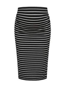 Modmama Falda de maternidad ajustable, versátil y casual