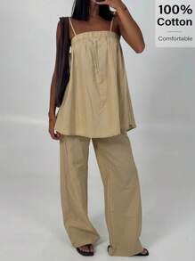 SHEIN Essnce Women Two Pieces Outfits For Daily Wear