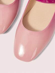 CUCCOO DOLLMOD Zapatos planos de mujer de moda con degradado rojo dulce - Rojo - Ver 8