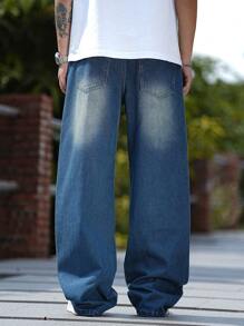 Manfinity Hypemode Men's Casual Loose Baggy Jeans