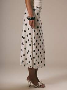 MUSERA Mesh Polka Dot Fun Cute Dainty Girly Spring Summer Skirt Cute, Graduation, Polka Dot Skirt Vacation Holiday Work, Office Outfit