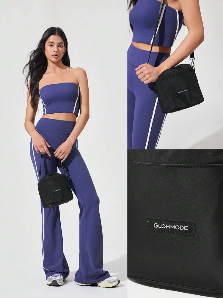 22L Sac fourre-tout seau à cordonnet avec bandoulière détachable, poche, "De bonnes choses à venir". Sac à bandoulière imperméable pour vacances, voyages, courses, port quotidien occasionnel