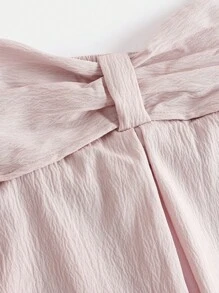 Girlism Teen Mädchen Sommer-Camisole-Top mit süßem Plissee und Rüschenbesatz, bauchfreies Sommer-Top