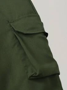 SHEIN Genkimix Kids Young Boy Fashion Cargo Pocket Vest Matched With Letter Print Short Sleeve Tee And Casual Cargo Pants, Comfortable Fabric Suitable For Summer, Cool Outfit For School And Outdoor Wear Summer Holiday - Multicolor - View 6