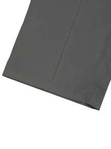 Sweetra 女士直筒宽松阔腿裤长款百褶工装休闲裤春夏