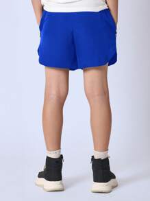 SUMWON Shorts deportivos casuales de Brooklyn, ropa activa de nylon elástica en la cintura para gimnasio, correr, caminar y usar en casa durante el verano