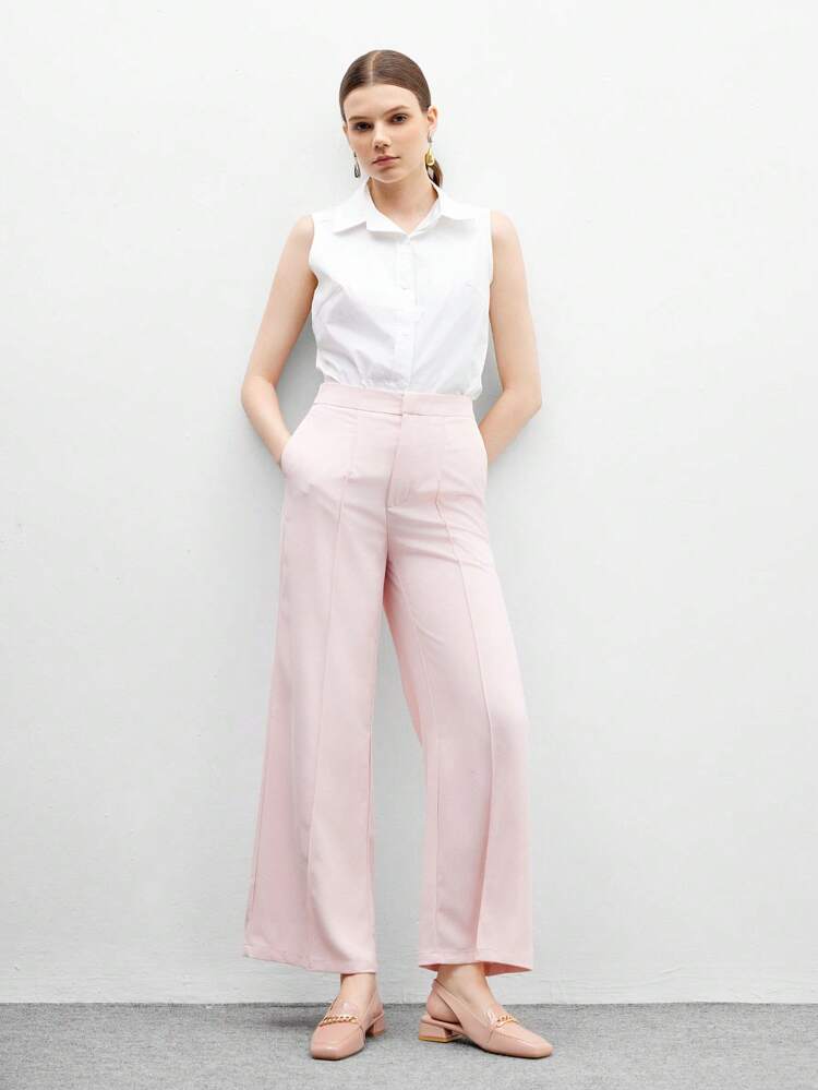 CUCCOO BIZCHIC Khaki Color Chain Strap Low Heel Square Toe Slingback Flats, Fashion Commute, Date, Party, Holiday Wear For Christmas Spring Shoes