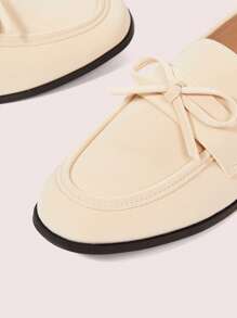 CUCCOO DOLLMOD Bow Decor Flat Comfortable Sweet Women Flats - Apricot - View 7