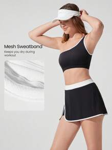 GLOWMODE Sun Sport Lightweight Adjustable Sun Proof Cool Touch Sweat Wicking Detachable Body Sun Cap Visor Gym Workout Hike Beach Pool Holiday Vacation Getaway Daily Active Wear - White - View 4