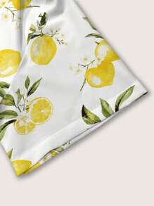 Manfinity RSRT 大码男士休闲柠檬印花短袖衬衫 - 彩色 - 查看 7