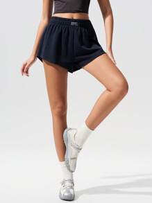 Fluxe 休闲纯色针织低腰宽松短裤