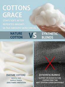 SHEIN EZwear 白色休闲女士简约日常穿着中长裙 - 白色 - 查看 6