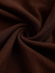 SHEIN EZwear Bộ 2 áo thun cổ tròn tay ngắn cơ bản thường ngày, màu nâu sẫm và màu be nhạt, mùa xuân/hè - Nhiều màu - Xem 6