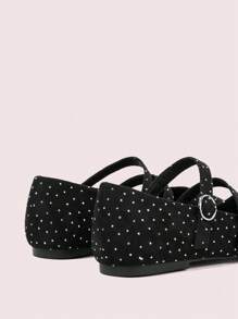 CUCCOO DOLLMOD 女士方头豹纹休闲一脚蹬平底鞋 - 黑色 - 查看 8