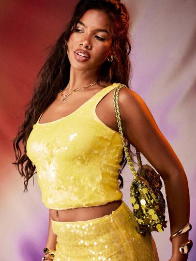 ＊韓国＊［CLOUDEMOTION］ old satin flow halter ops 2color MISSGUIDED Satin Print Cross Halter Neck Wrap Around Top
