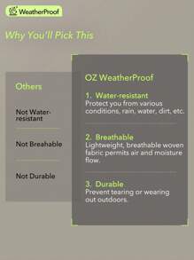 OutZeal WeatherProof Water Resistant Lightweight Wide Legs High-Waist Hiking Pants Women - Green - View 6