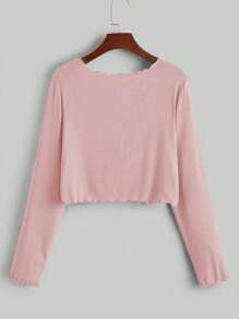 Sunspun Plus Size Women's Front Tie Cutout Tee Fall Cloth For Women