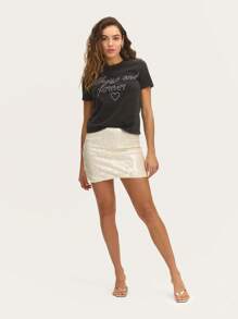 Nöista Grey Graphic T-Shirt With Casual FitA Relaxed And Versatile Everyday Staple. - Black - View 4