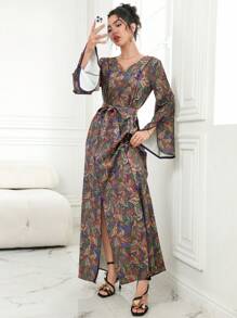 Al Najma Váy Maxi Thổ Nhĩ Kỳ dành cho nữ & Váy dài truyền thống Ả Rập - Nhiều màu - Xem 5