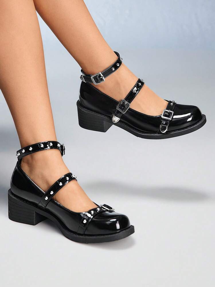 CUCCOO GRLICON Women's Flat Loafers, Motorcycle Style, Y2K, Cool Girl, Back To School, Halloween, Christmas, Party Outfit