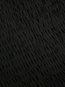 Sweetra Đầm dài vừa phải hở lưng màu trơn thanh lịch cỡ lớn 1 mảnh, dây mảnh hở lưng, bộ Y2K, hoàn hảo cho tiệc Giáng sinh - màu đen - Xem 8