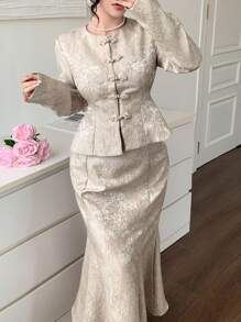 DAZY Women Two Pieces Outfits For Daily Wear - Apricot - View 6