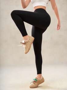 OutZeal Quần legging thể thao nữ màu đen, thích hợp tập luyện Pilates, định hình vòng eo, nâng mông, có túi. - màu đen - Xem 9