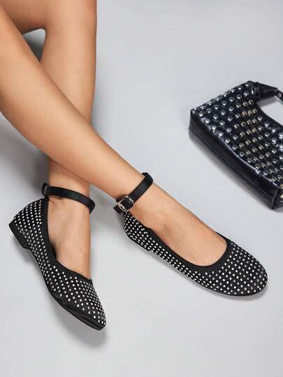 CUCCOO GRLICON Vintage Mary Jane Babetleri, Cadılar Bayramı, Noel, Parti ve Y2K Kıyafetleri İçin Kadın Bale Ayakkabıları