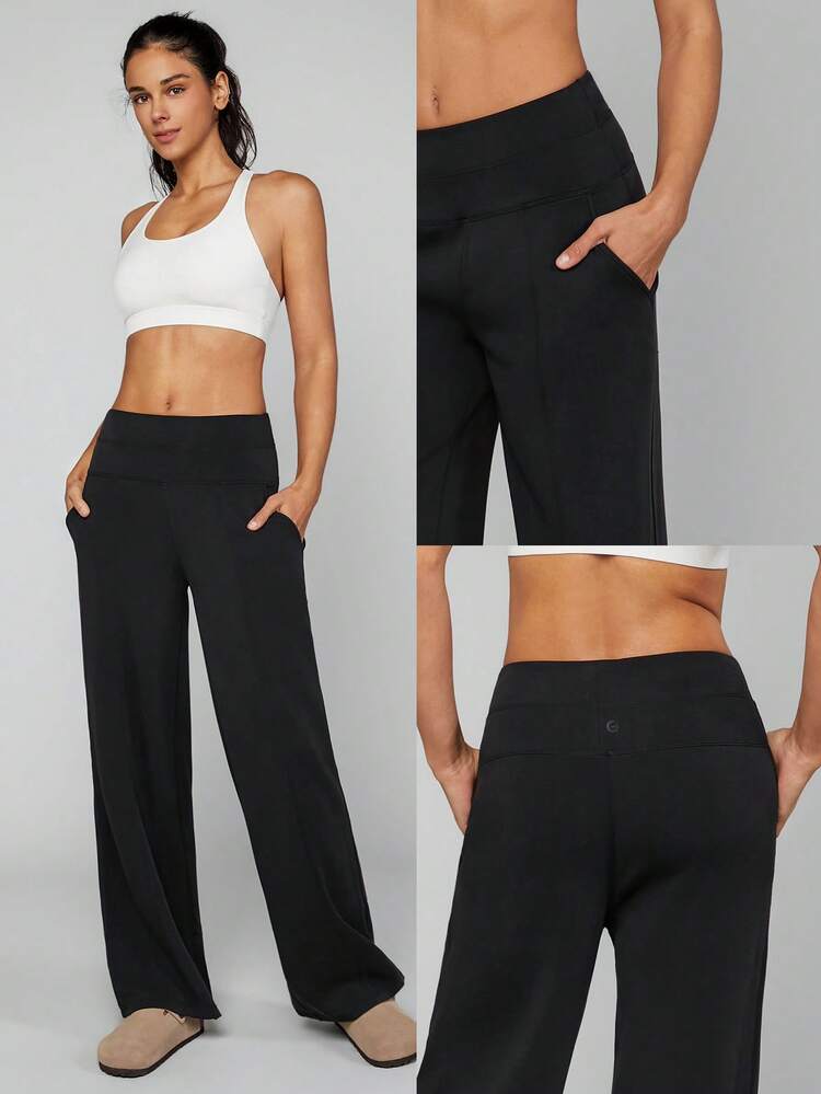 Pantalones De Salón Relajados Con Tacto De Seda Y Modal